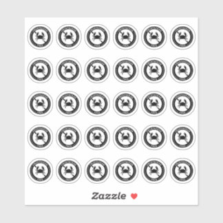 Sticker Crustacean Free Wedding Place Card Food Allergy