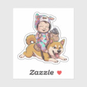 Sticker Crypto Baby (Feuille)