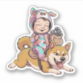 Sticker Crypto Baby (Devant)