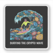 Sticker Crypto de surf (Devant)