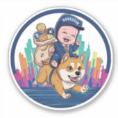 Sticker Crypto Kid (Devant)