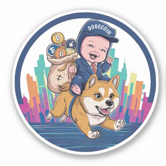 Sticker Crypto Kid (Devant)