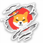 Sticker Crypto SHIBA INU - SHIBA INU Crypto SHIB (Recto)
