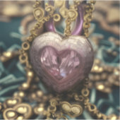 Sticker Crystal Heart Amulet (Devant)