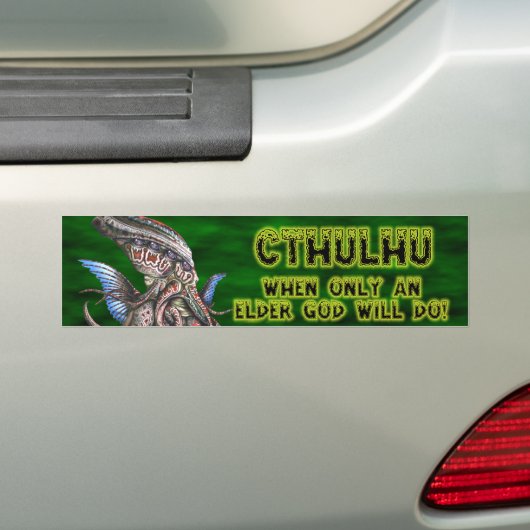 Sticker Cthulhu Bumper (En voiture)