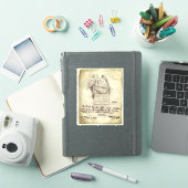 Sticker Cthulhu croqué par Lovecraft (Couverture iPad)