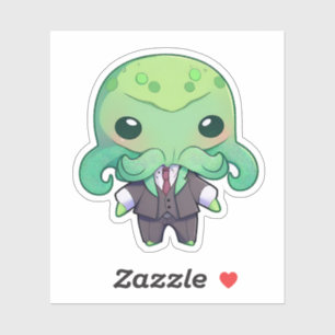 Sticker Cthulhu en costume