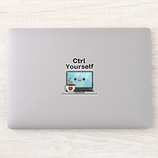 Sticker Ctrl Contrôlez-vous (Ordinateur)