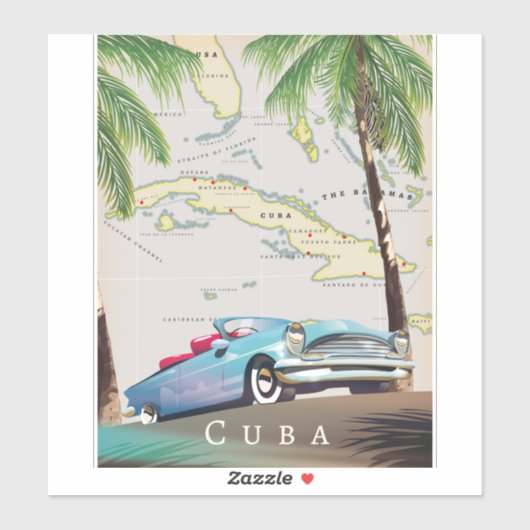 Sticker Cuba (Feuille)