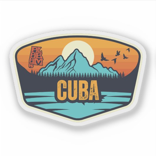 Sticker Cuba, Alabama (Devant)