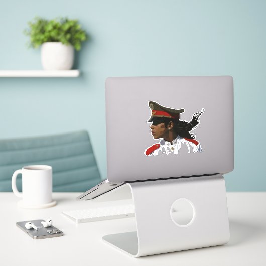 STICKER CUBANA (Ordinateur portable sur le bureau)