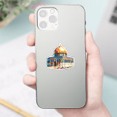 Sticker Cubisme Abstrait Aqsa Palestine (Téléphone)