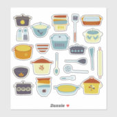 Sticker Cuisine Casserole Cuisine (Feuille)