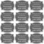 Sticker Cuisine en tableau noir NAME Maison faite avec amo (Devant)