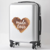 Sticker Cuit Avec Coeur D'Amour (Sur valise)
