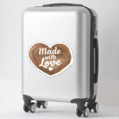 Sticker Cuit Avec Coeur D'Amour (Sur valise)