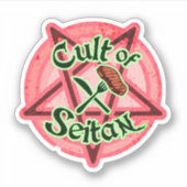 Sticker Culte de Seitan (Devant)