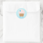 Sticker Cupcake Bleu (Sac)