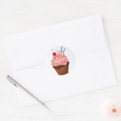 Sticker/Cupcake Ronde Sticker (Envelop)