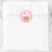 Sticker Cupcake Rose (Sac)