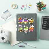 Sticker cupcake six Halloween (Couverture iPad)