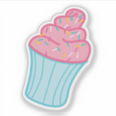 Sticker Cupcake sucré (Devant)