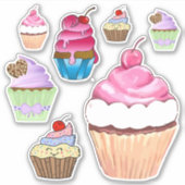 Sticker Cupcakes (Devant)