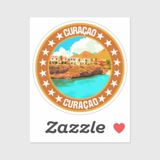 Sticker Curaçao (Feuille)
