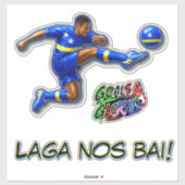 Sticker Curaçao Allons-y (Feuille)
