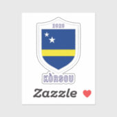 Sticker Curaçao Coupe du Monde 2026 (Feuille)