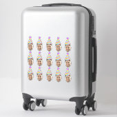 Sticker Custom Face 20th 30th 40th 50th 60th 70th Birthday (Sur valise)