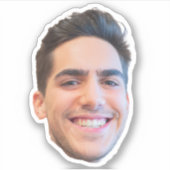 Sticker Custom Face Stickers, Personalized Face, Photo (Devant)