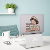 Sticker Custom Nurse Simply the Best (Ordinateur portable sur le bureau)