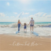 Sticker Custom Photo et texte - Your Own Design - Family (Devant)