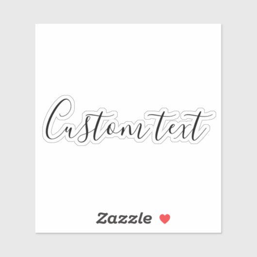 Sticker Custom Text Mirror Decal – Personalized Car Mirror (Feuille)