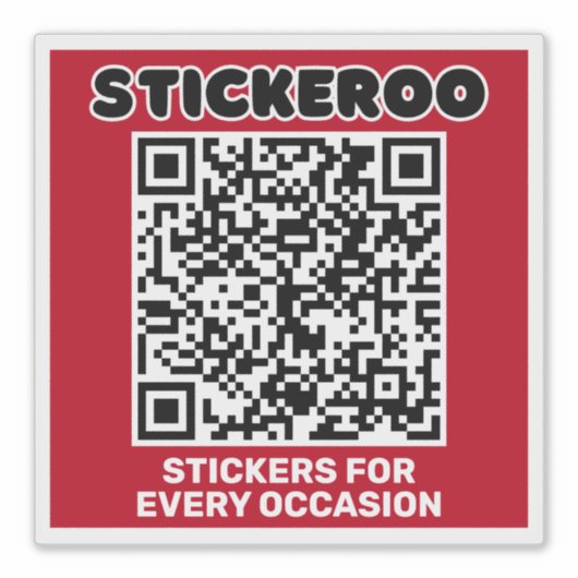 Sticker Customizable Business Promotion QR Code Car Decal  (Devant)