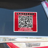 Sticker Customizable Business Promotion QR Code Car Decal 