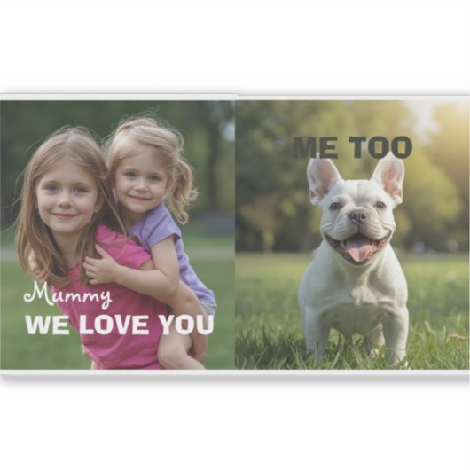 Sticker Customized with 2 and text (Devant)