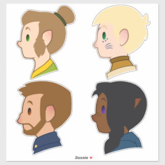 Sticker Cute à un moulage