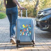 Sticker Cute Aqua Mermaid Princess Contour (Valise Insitu)