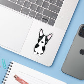 Sticker Cute Boston Terrier Chien Chien Chien Chien Chien  (Ordinateur portable avec iPhone)
