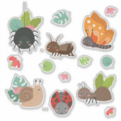 Sticker Cute Bugs Collection 5 Scrapbooking (Devant)