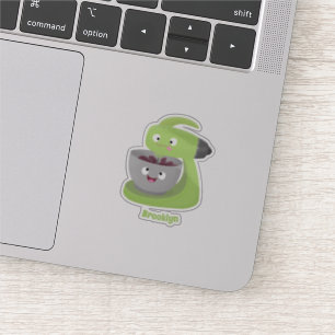 Sticker Cute cake mixer cuisine appareil dessin animé