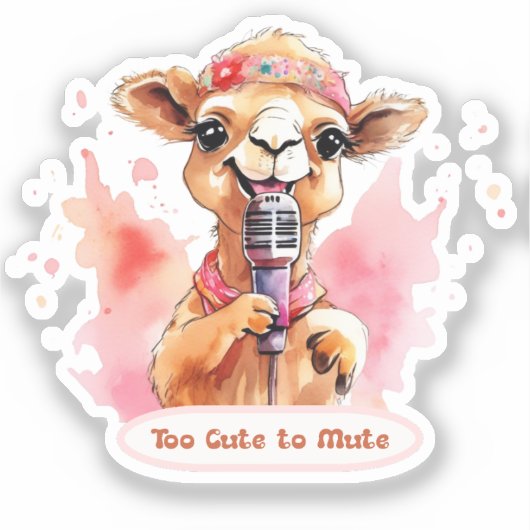 Sticker Cute Camel (Recto)