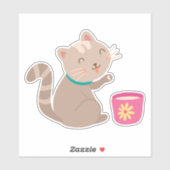 Sticker Cute cat (Feuille)