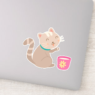 Sticker Cute cat