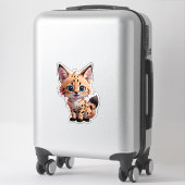 Sticker Cute Cheetah (Sur valise)