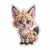 Sticker Cute Cheetah (Devant)