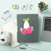 Sticker Cute Cherry Art Design (Couverture iPad)