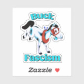 Sticker Cute Cheval Rétro - Fascisme Buck (Feuille)